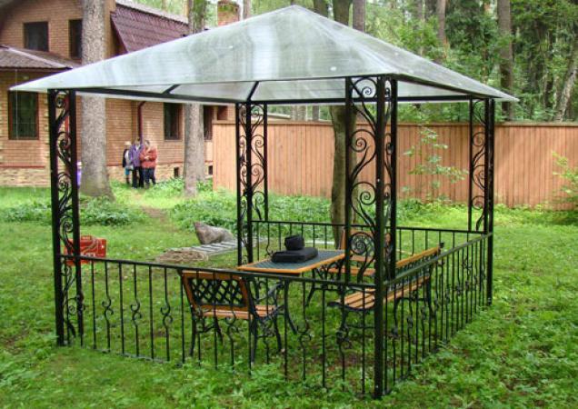 Кованые беседки